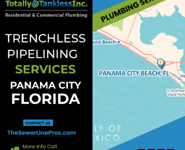 Trenchless pipe lining repair Panama City