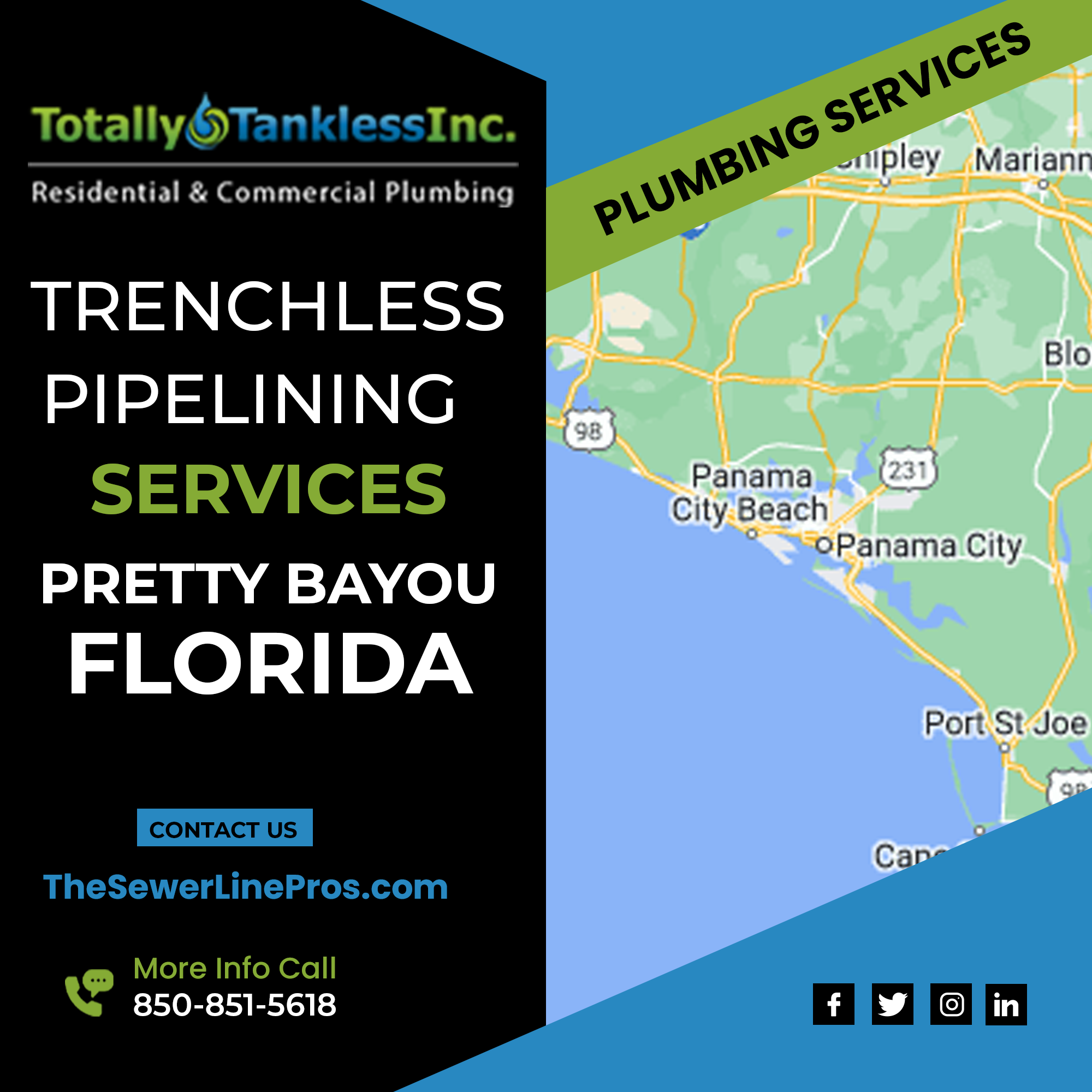 Pretty Bayou Trenchless Pipelining Plumbers